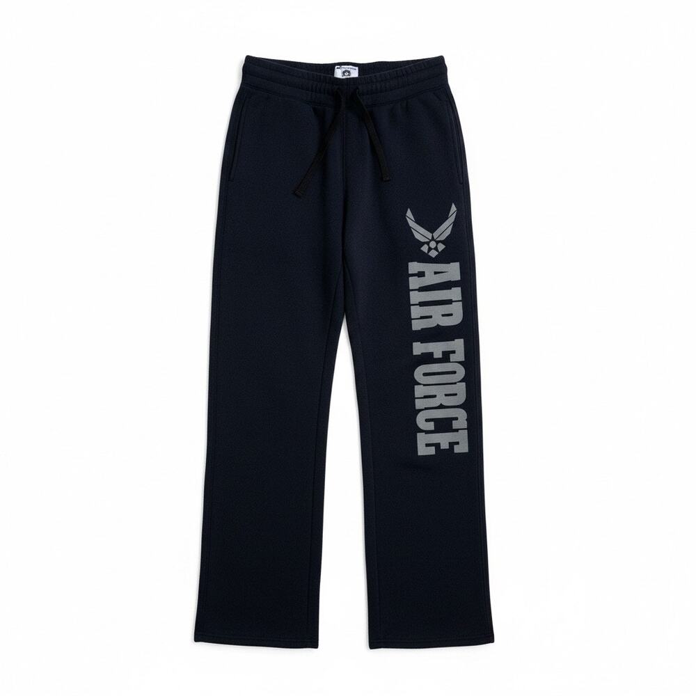 Vintage Air Force Falcons Sweatpants Champion Heritage Black Wide Leg Warm Up M